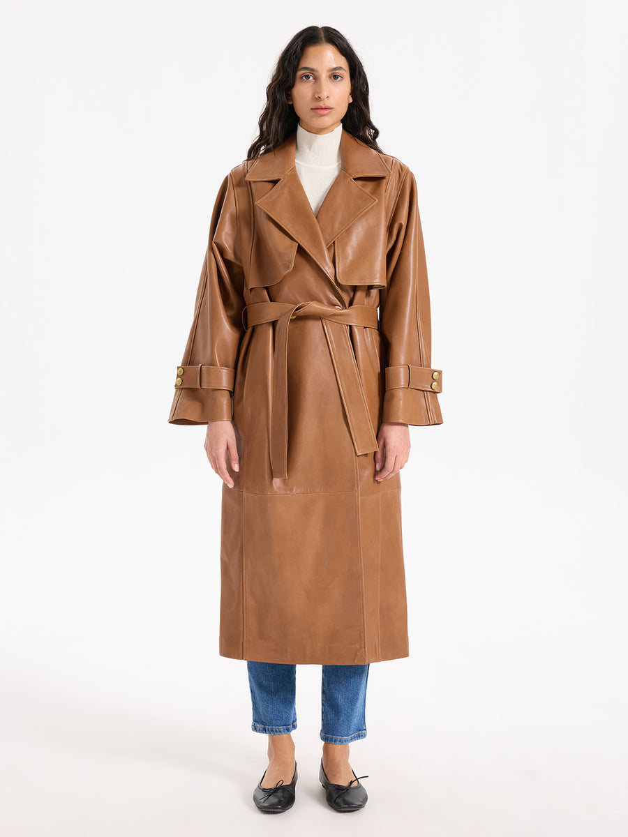 Boudika Leather Trenchcoat