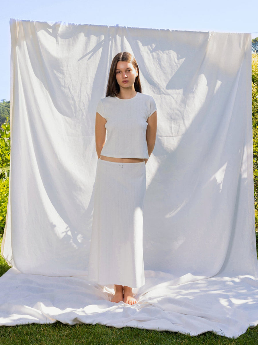 Hearts in a Row Organic Cotton Tee