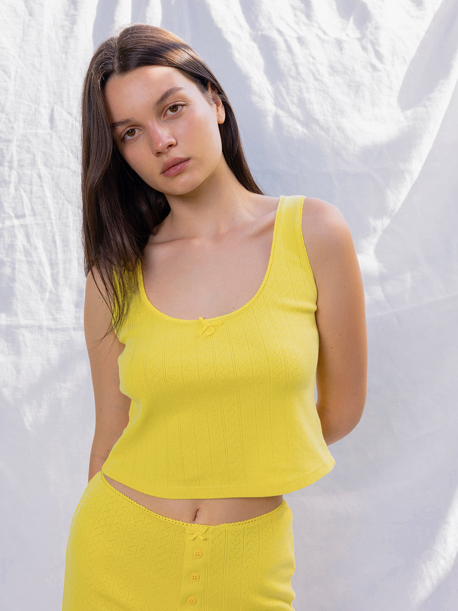 Hearts in a Row Organic Cotton Tank