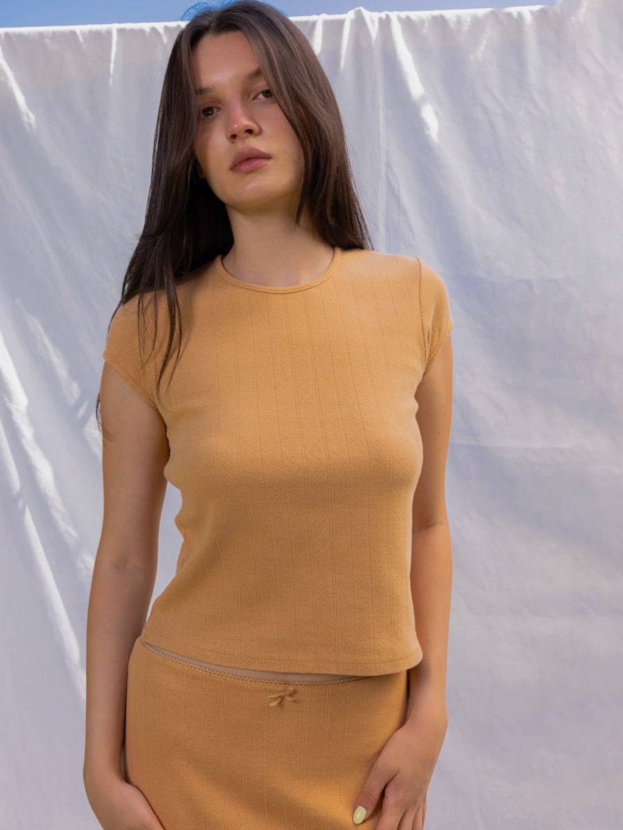 Hearts in a Row Organic Cotton Tee