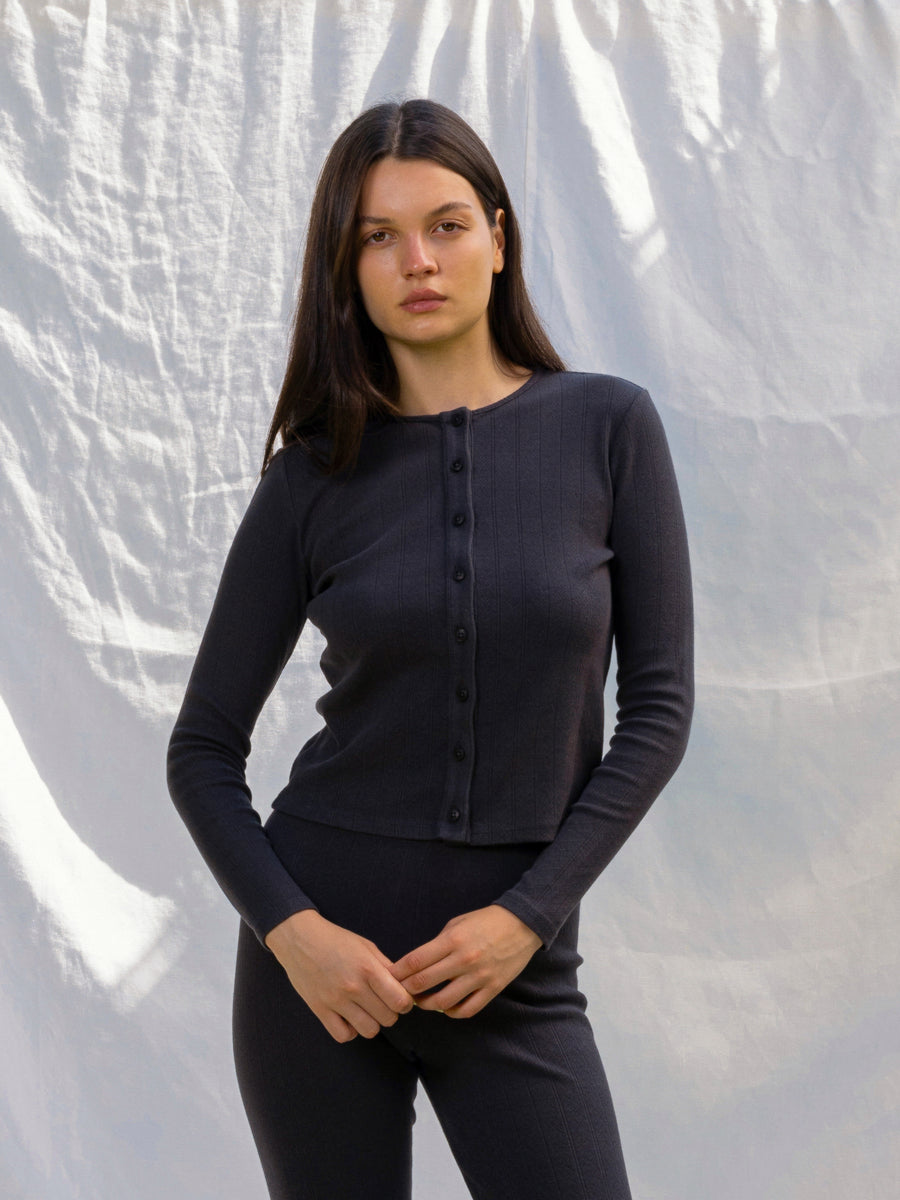 Hearts in a Row Organic Cotton Cardigan