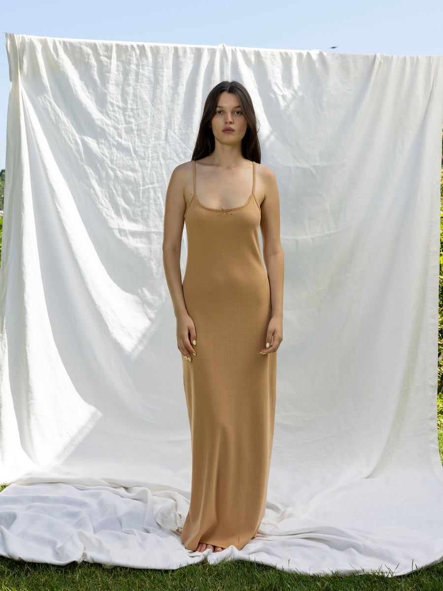Hearts in a Row Organic Cotton Midi Slip