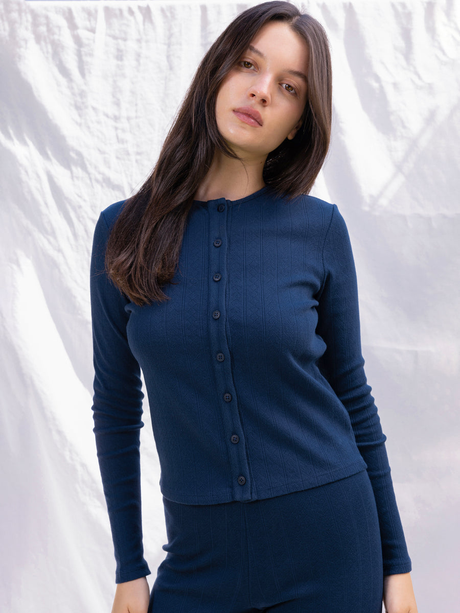Hearts in a Row Organic Cotton Cardigan