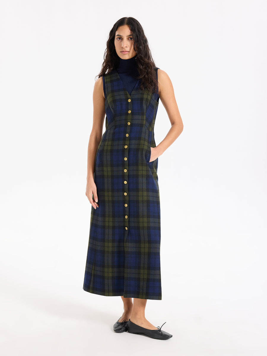 Grainne Midi Wool Dress