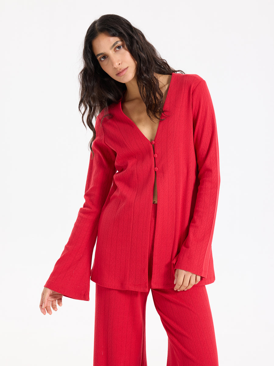 Hearts in a Row Abundance Top