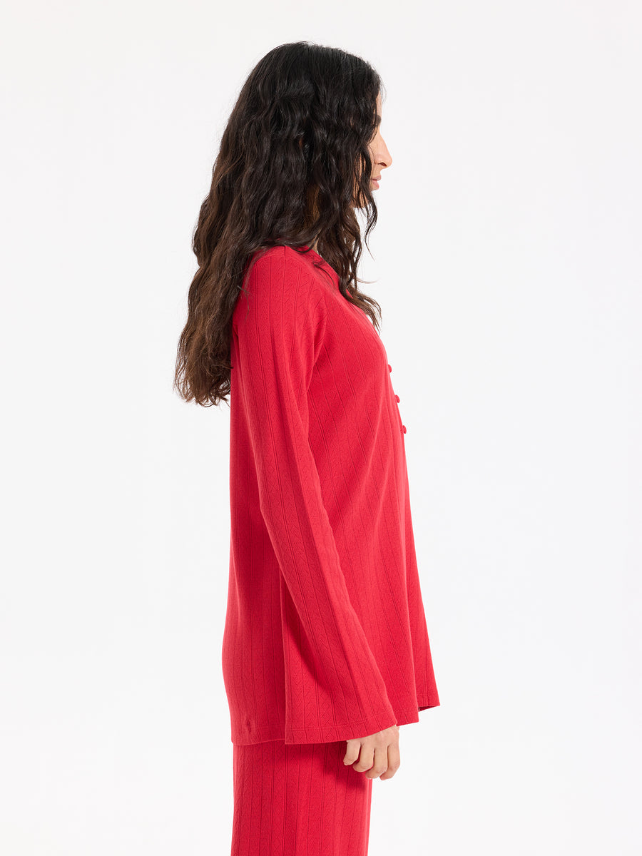 Hearts in a Row Abundance Top