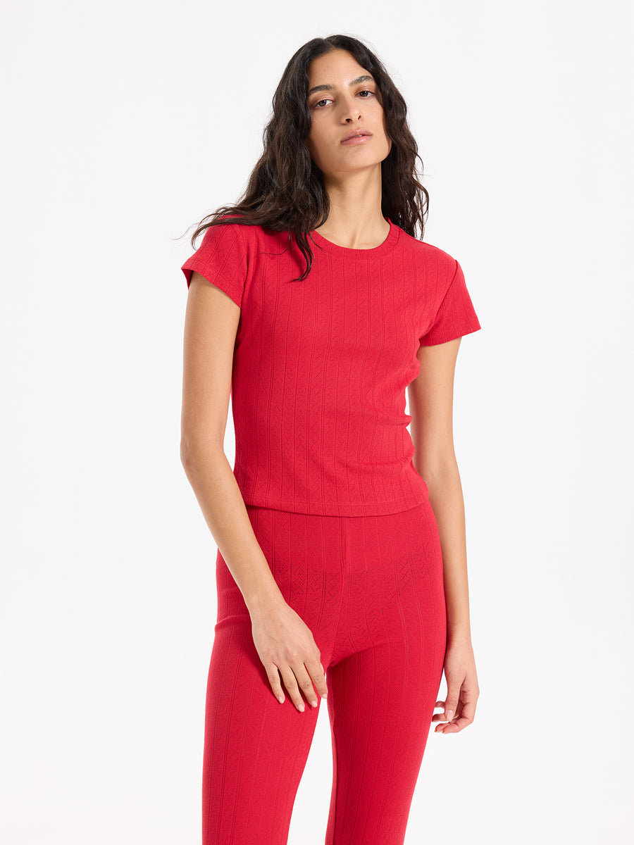 Hearts in a Row Mini Tee