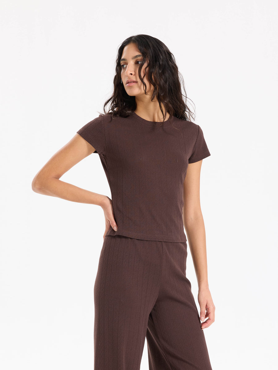 Hearts in a Row Mini Tee