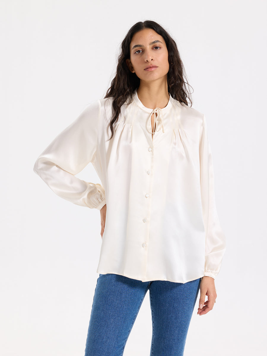 Ashwyn Silk Blouse