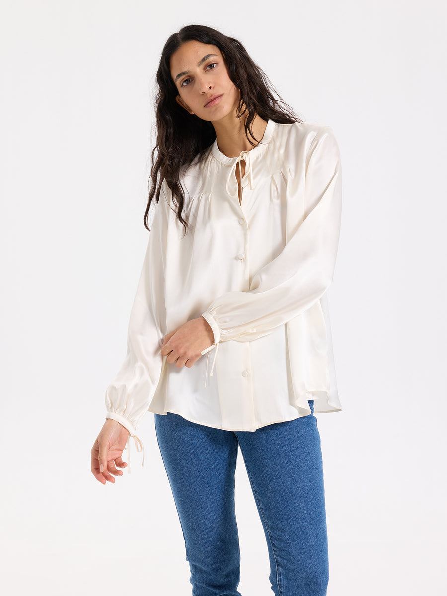 Ashwyn Silk Blouse