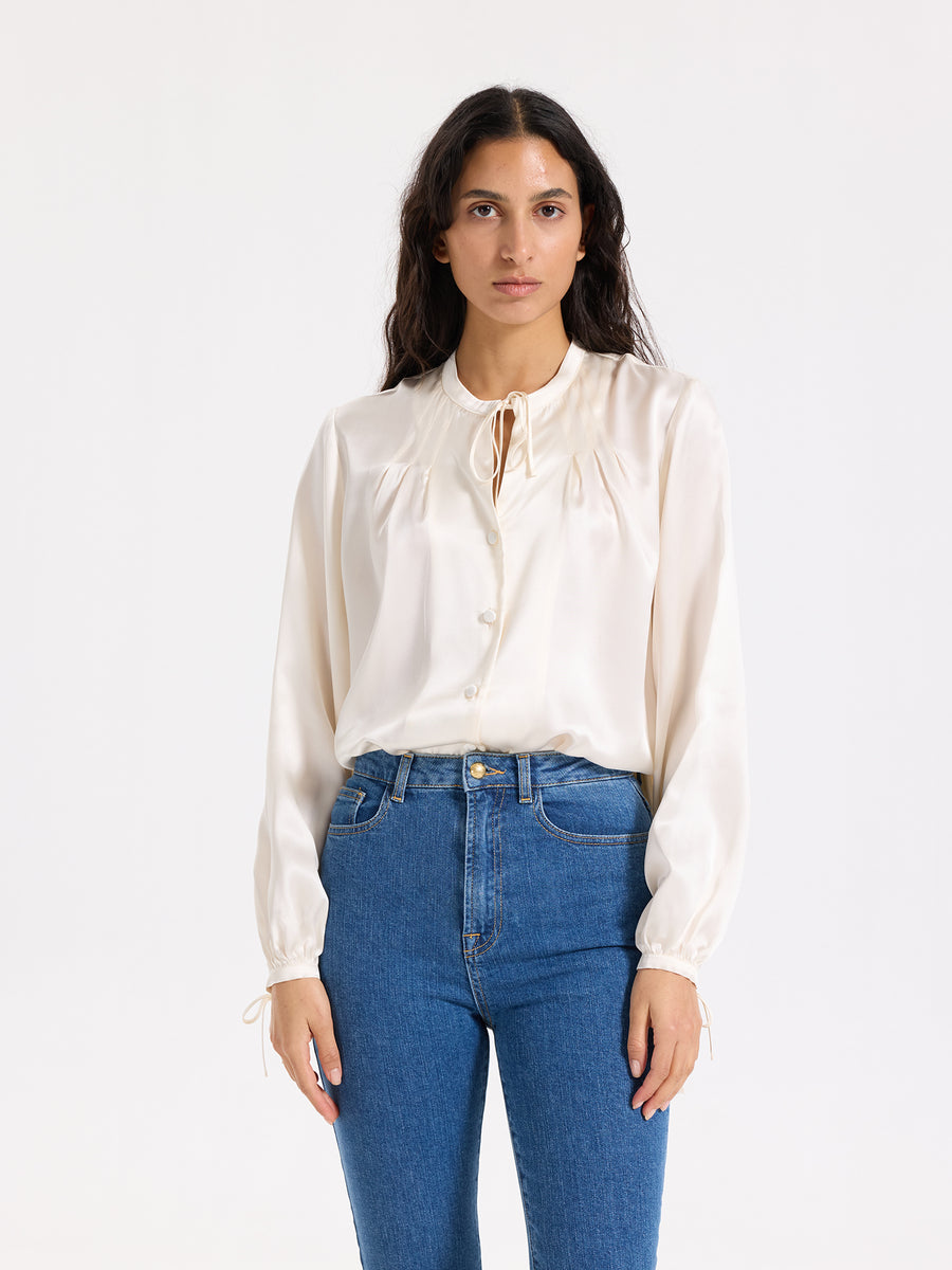 Ashwyn Silk Blouse