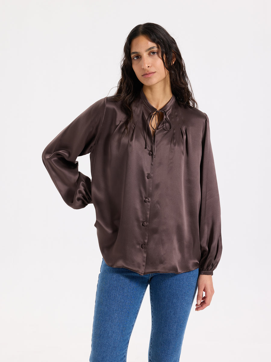 Ashwyn Silk Blouse