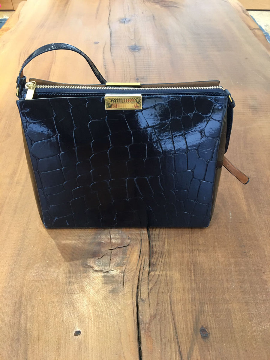 Stella McCartney Croco Embossed Faux Leather Bag