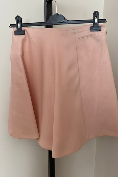Balenciaga Mini A-line Silk Skirt
