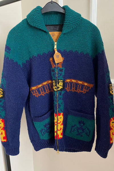 Vintage Wool Sweater Jacket