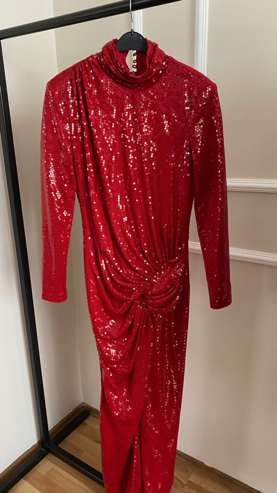 In The Mood For Love Red Sequin Gown